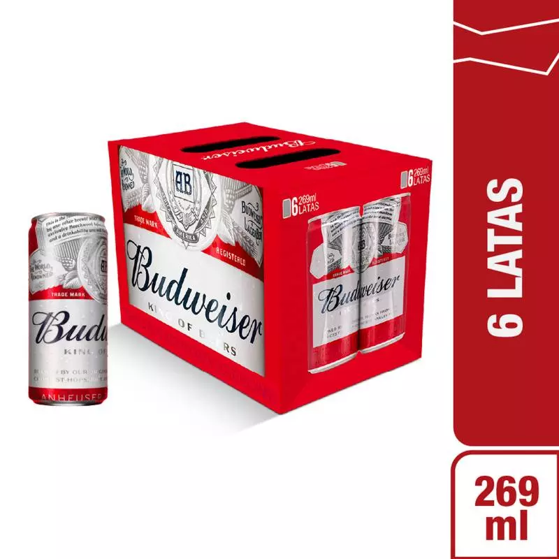 BUDWEISER SIXPACK X 269ML