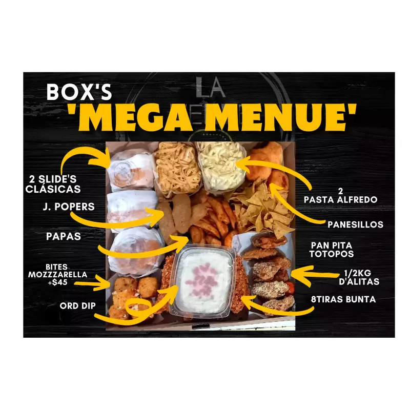 BOX'S MEGA MENUE (7a8personas)