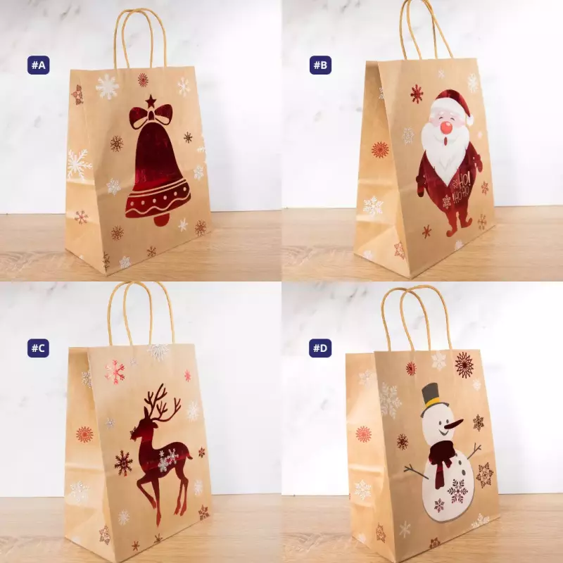 Bolsa Kraft Navideña (M) BK-CA-M