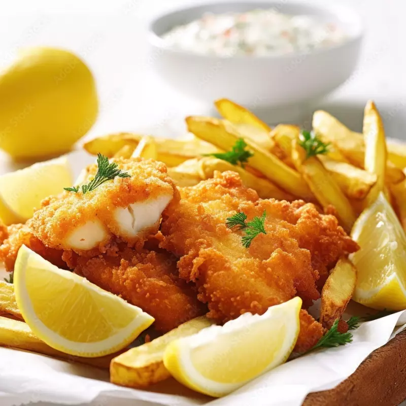 Fish and Chips c/ Molho Verde