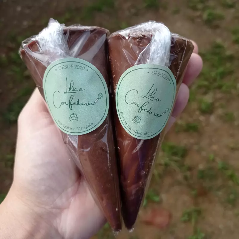 Cone Trufado de Ninho com Nutella