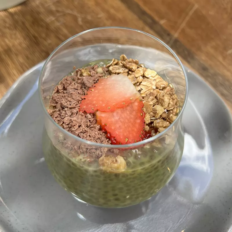 MATCHA CHIA PUDDING