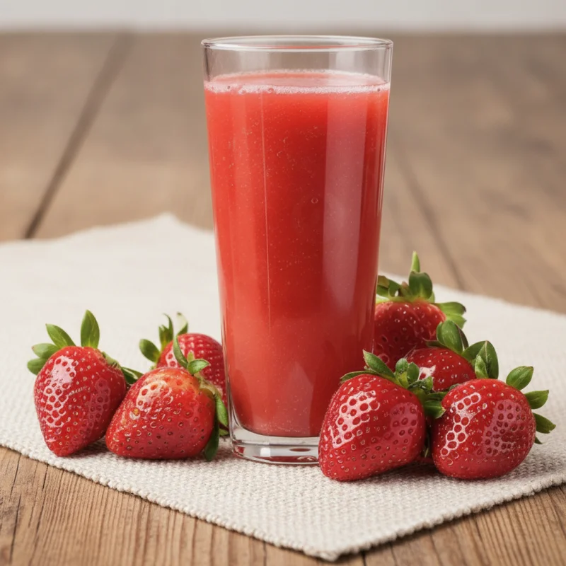 Jugo Natural de Fresa