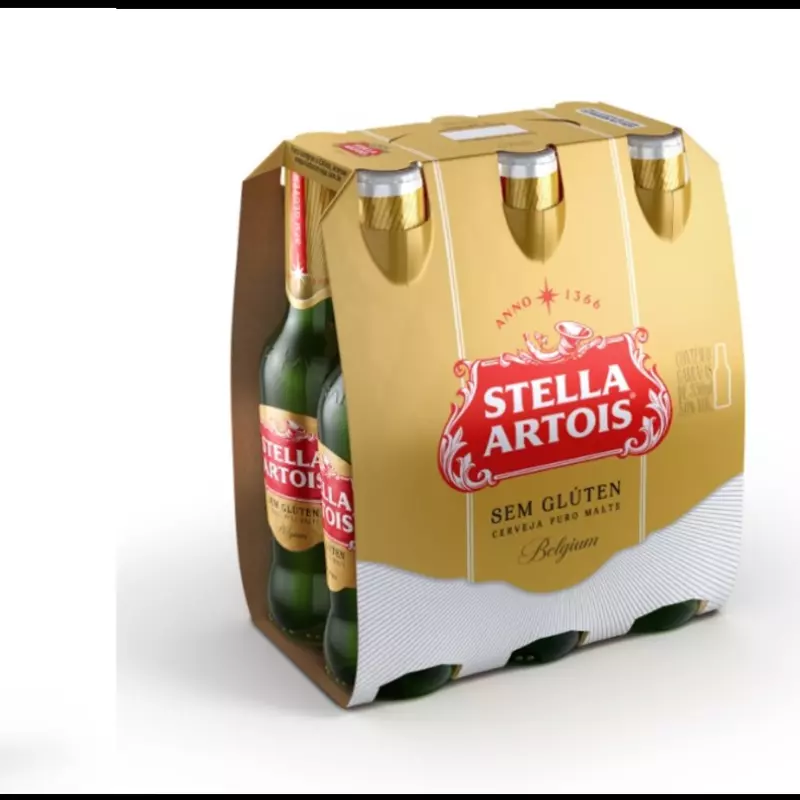 STELLA LONG NECK SEM GLUTEN c/6