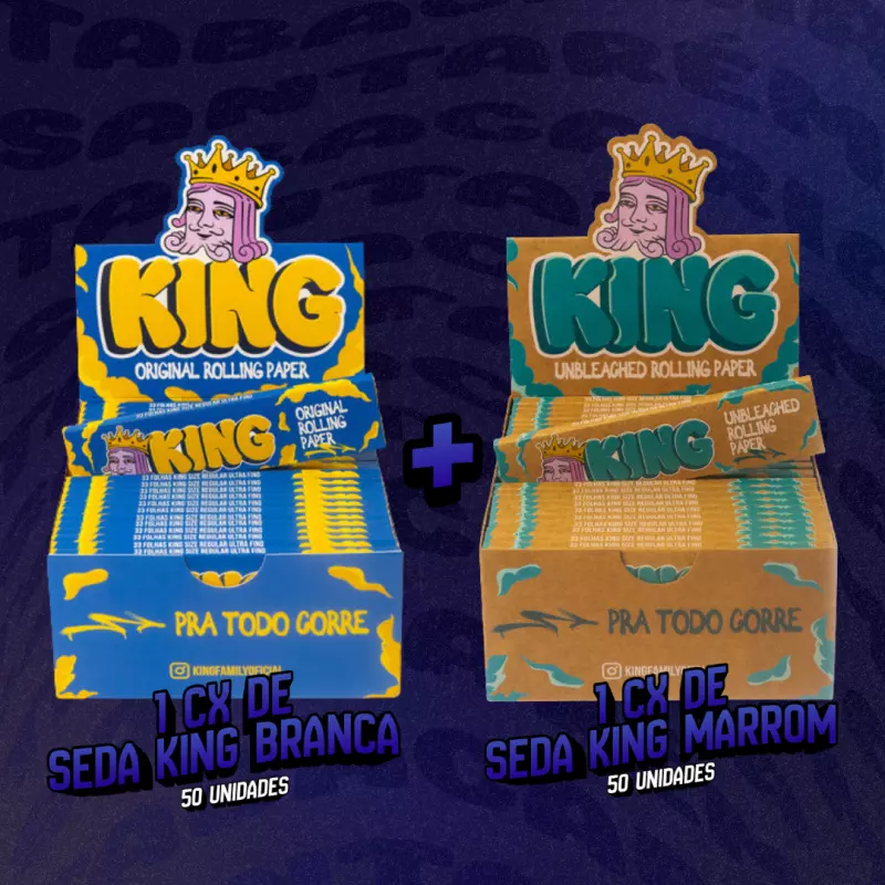 2 CX DE SEDA KING PAPER