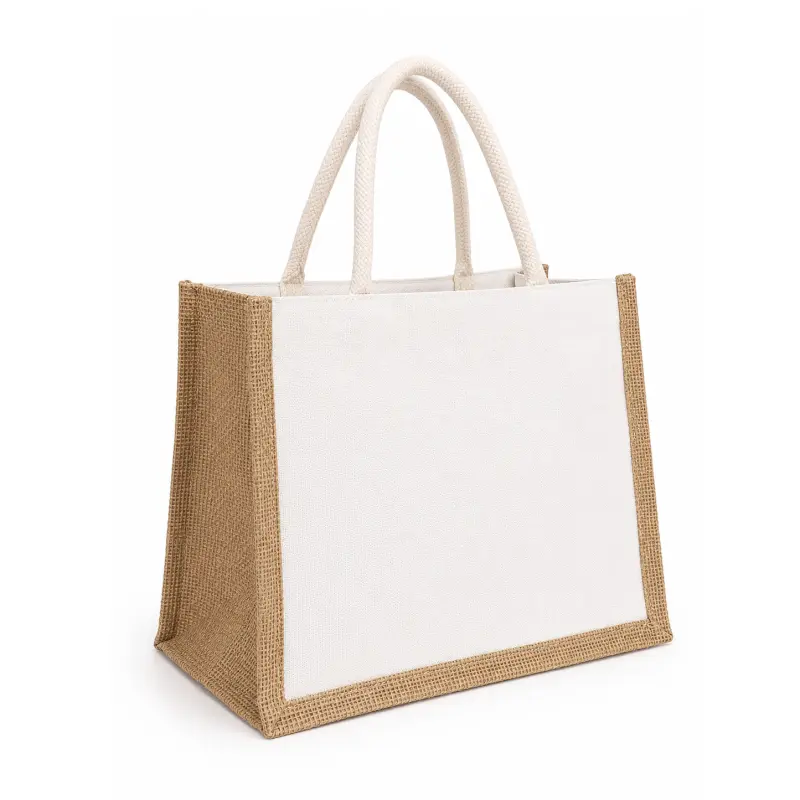Bolsa yute blanca
