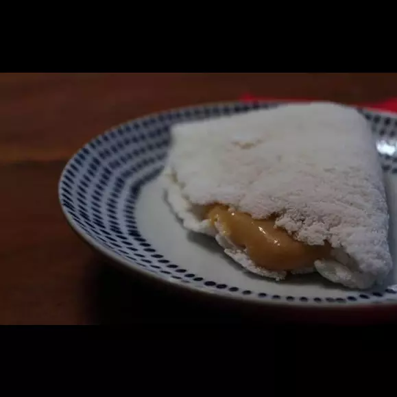 Tapioca com Doce Caseiro de Frutas