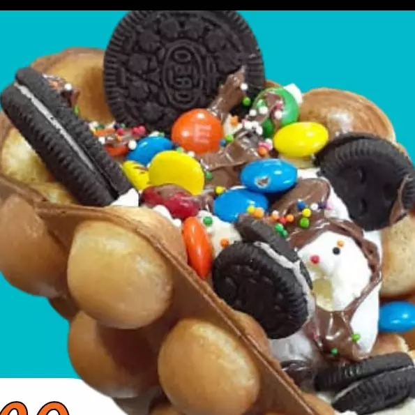 Waffle tentación oreo