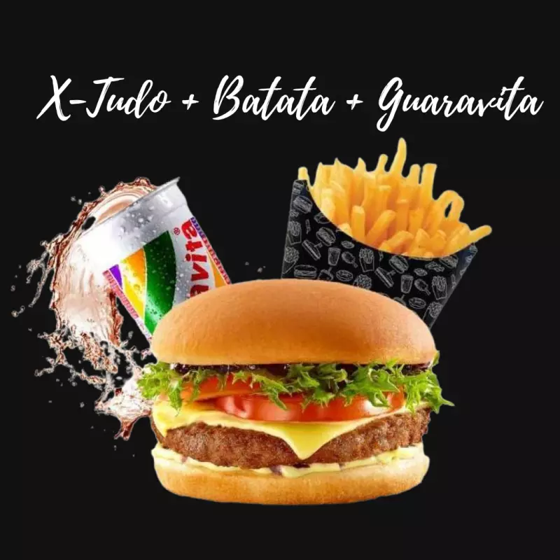 Combo X-Tudo + Batata + Guaravita
