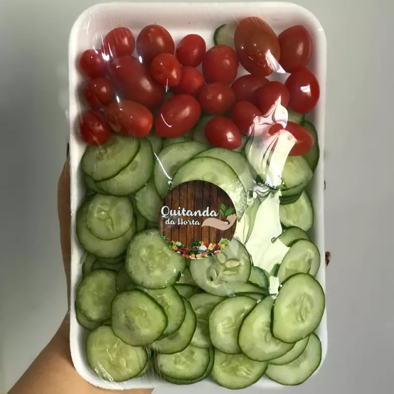 Pepino com Tomatinhos
