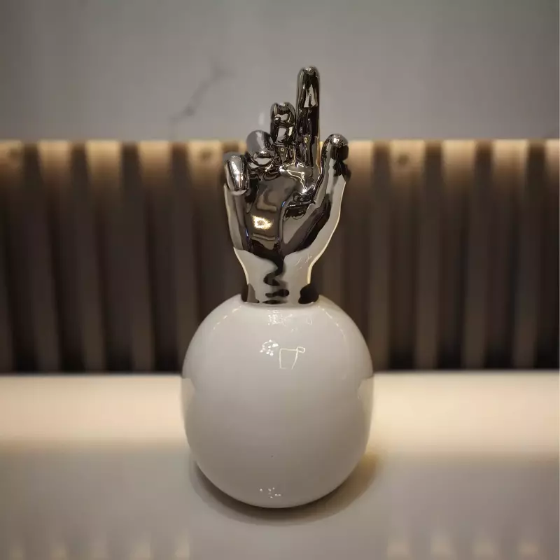 ADORNO MANO BLANCA REF 3028-18