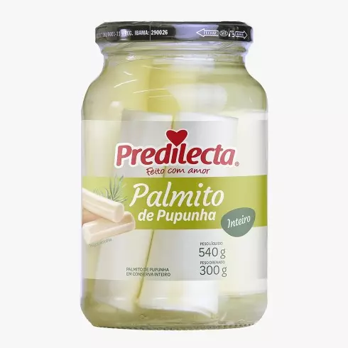 Palmito Inteiro Predilecta 300g