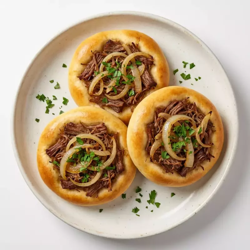 Esfiha Costela Acebolada