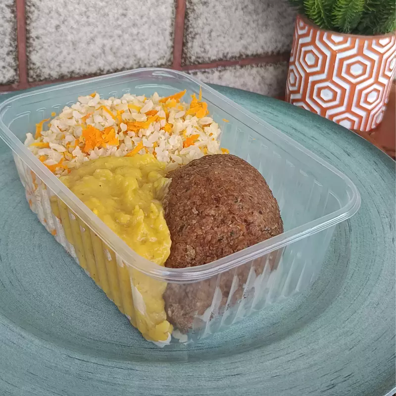 Quibe de Ricota Purê Banana da terra(copy)