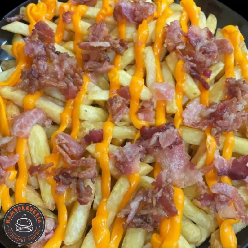Batata c/Cheddar e Bacon