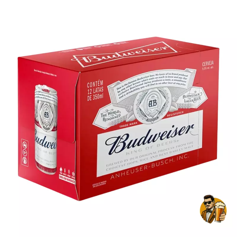 Budweiser 350ml caixa c/ 12 und