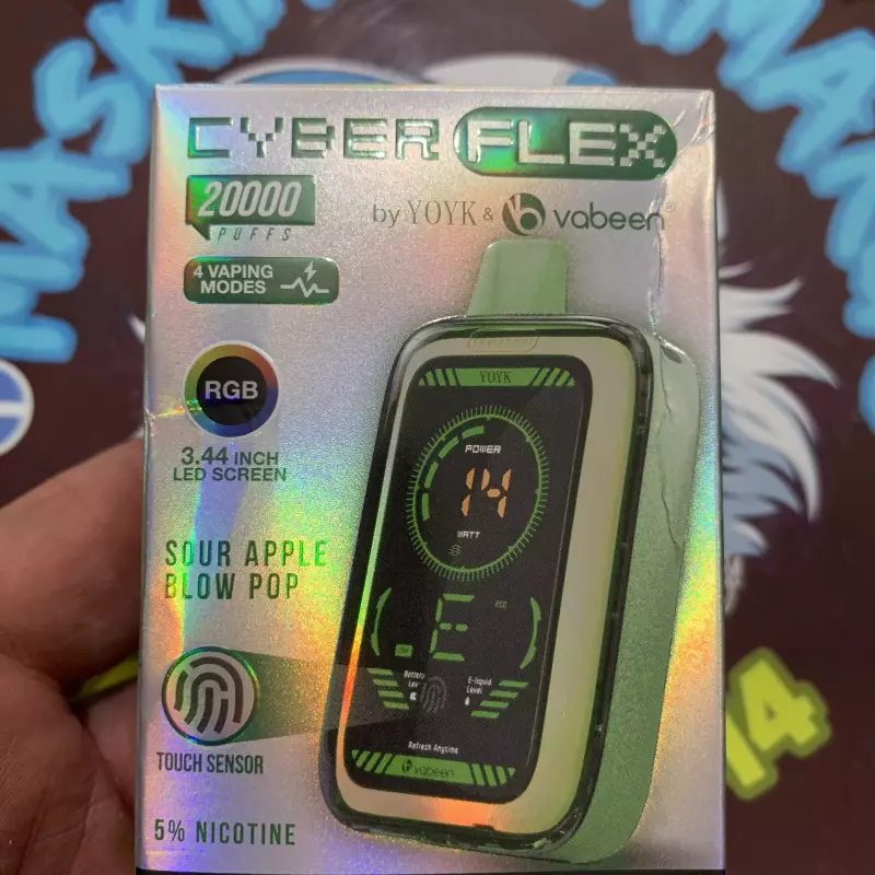 Cyber- Sour Apple Blow Pop 🍎🍏🍭