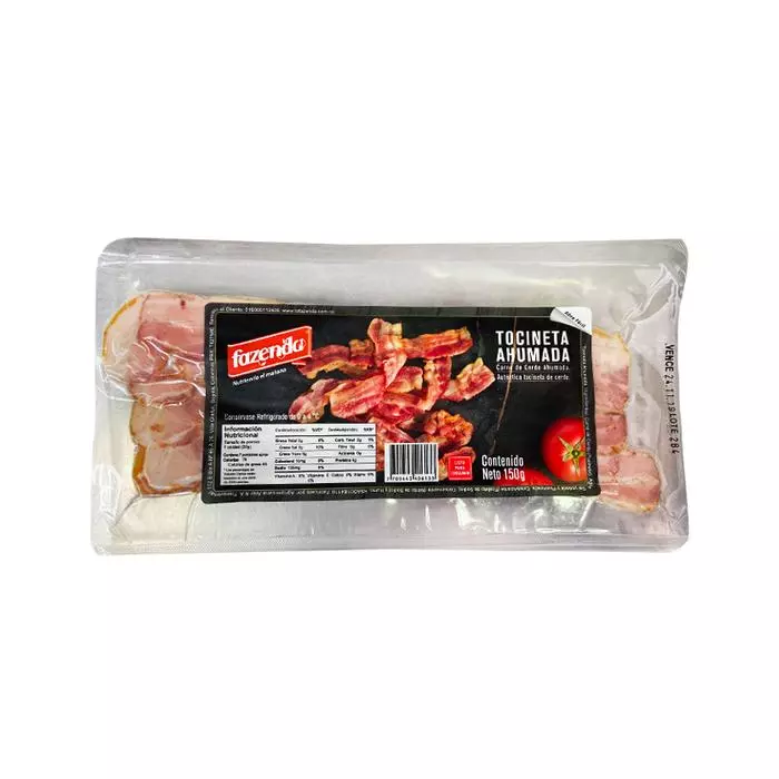 Tocineta de Cerdo Ahumada