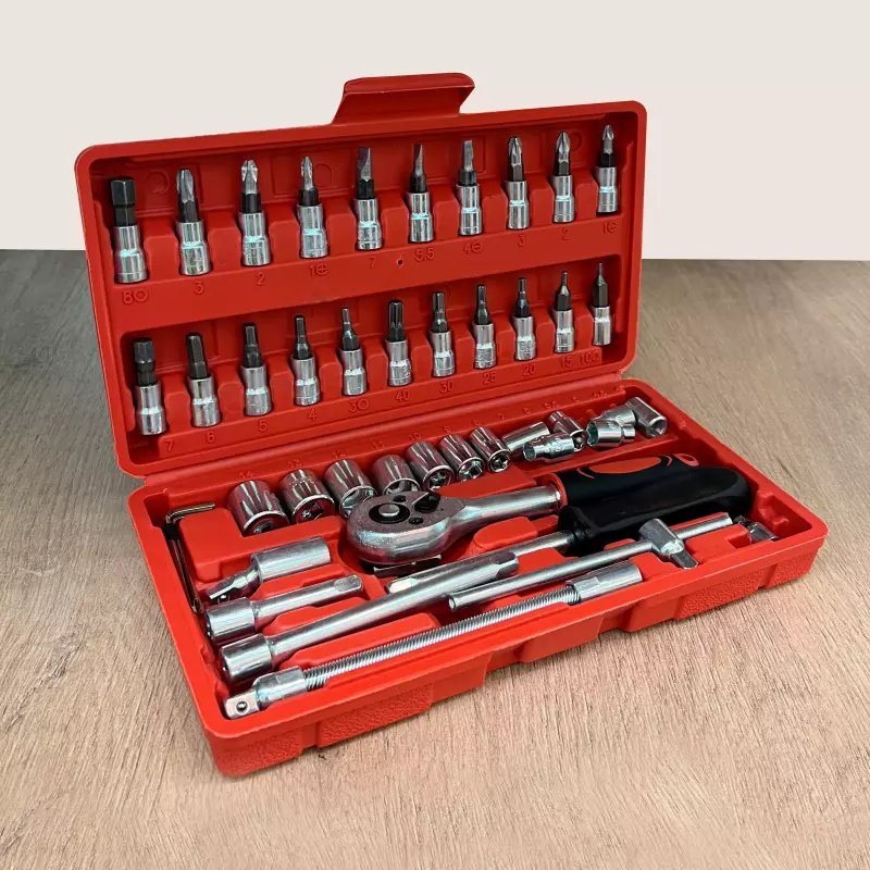 JUEGO DE HERRAMIENTAS 46 PIEZAS