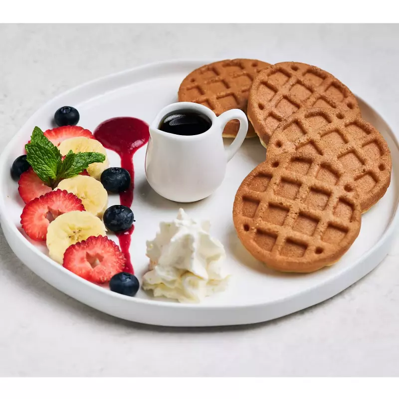 Waffles con Fruta