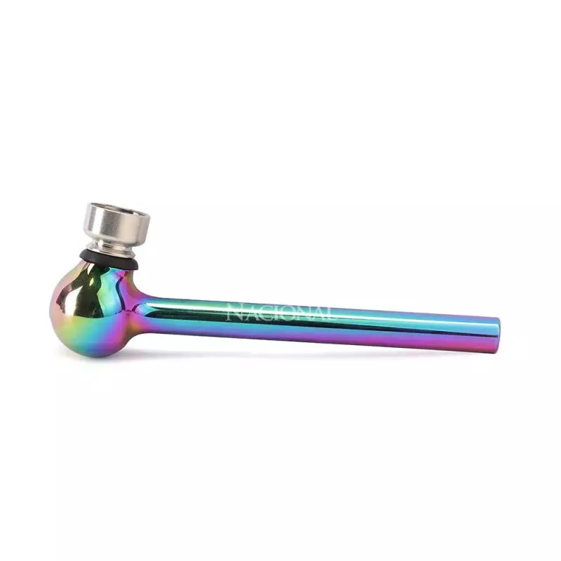 Pipe de Vidro Bolinha Bowl de Metal
