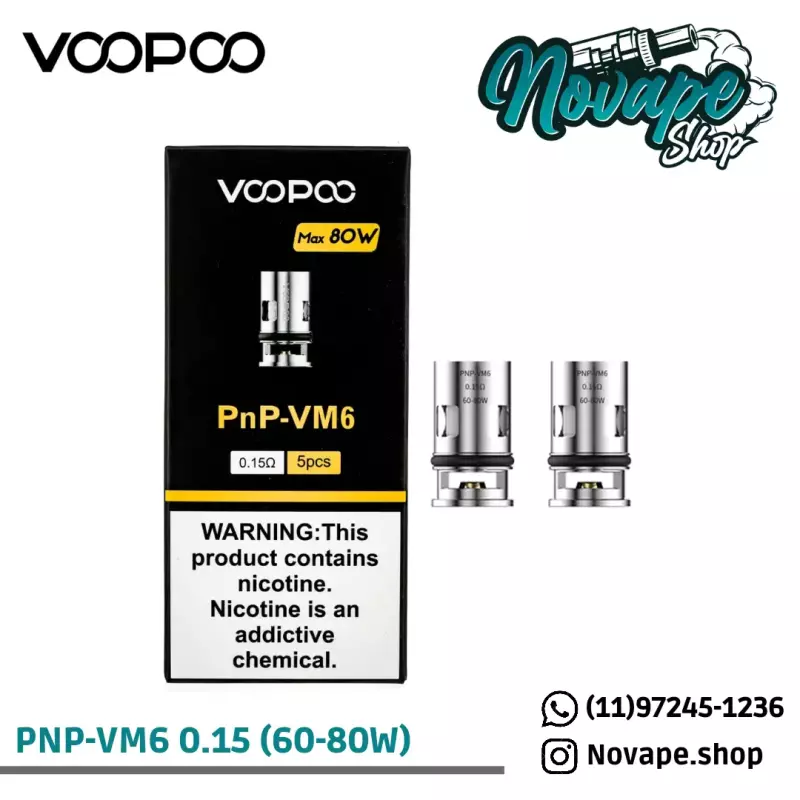 Coil Pnp VM6 0.15 - (60-80W) Voopoo