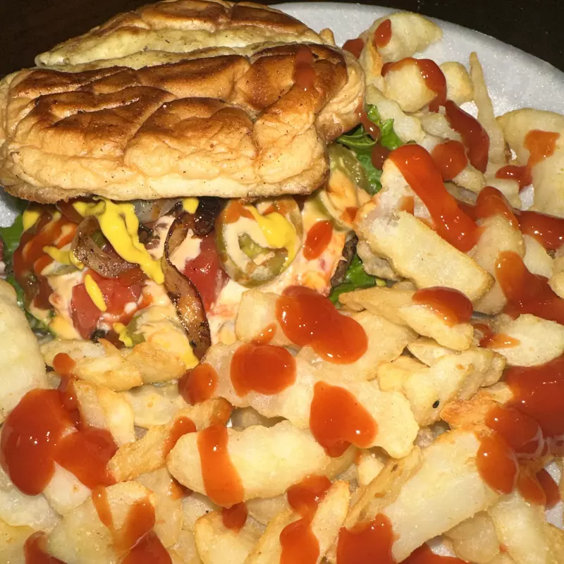 Island fire Burger