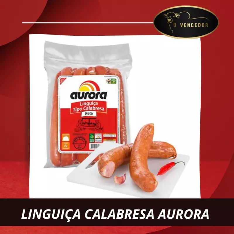 LINGUIÇA CALABRESA AURORA - 500g