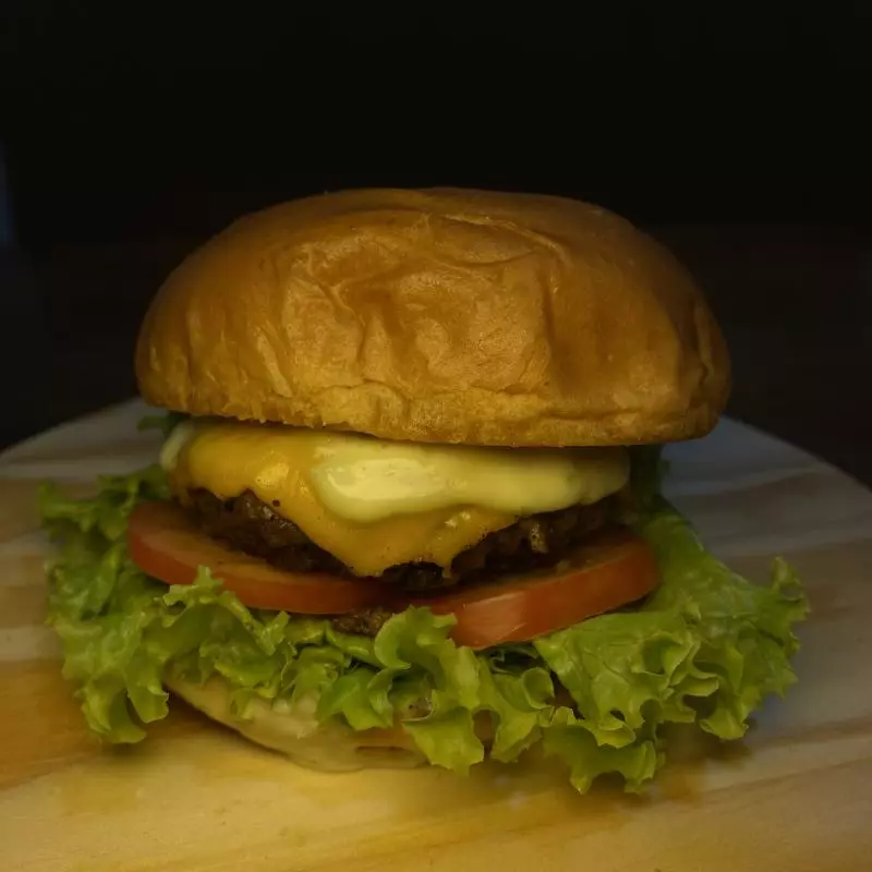 Monte seu hambúrguer