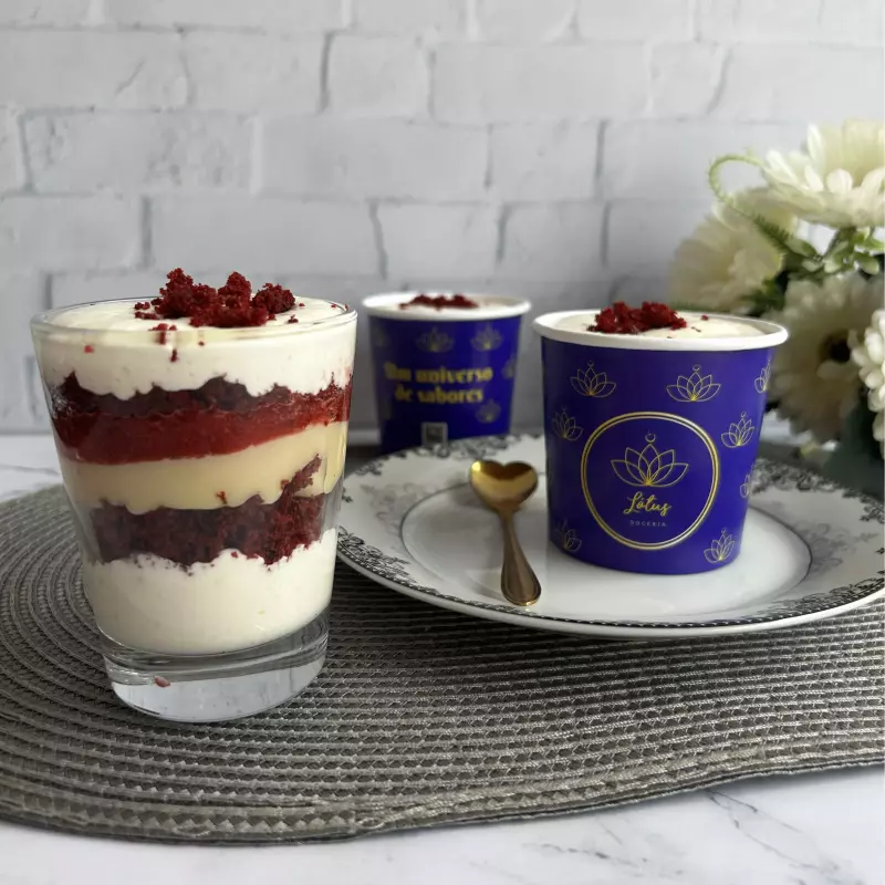 Bolo no pote Red Velvet