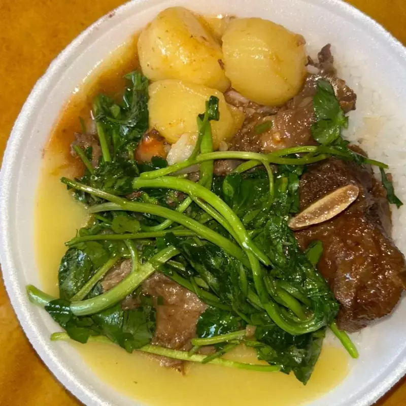 Costela com Batata e Agrião