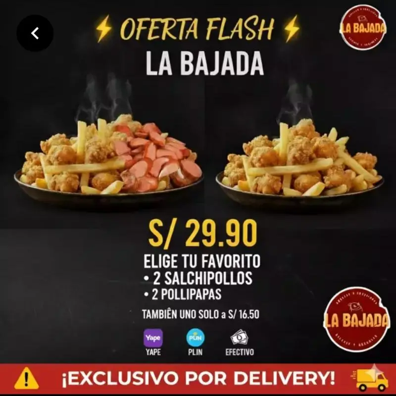 OFERTA FLASH! (SOLO DELIVERY)