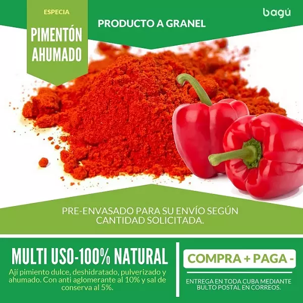 Pimentón ahumado (paprika) ⏬