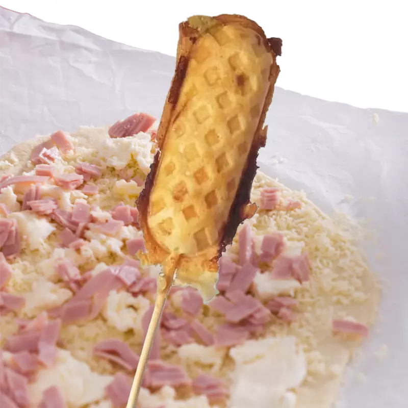 Crepe de Presunto e queijo