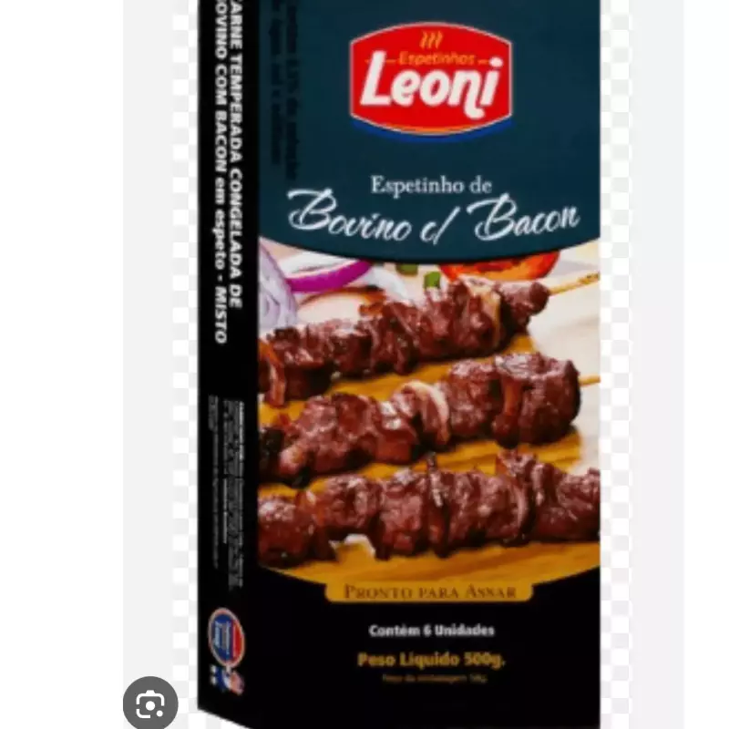 ESPETINHO BOVINO COM BACON LEONI