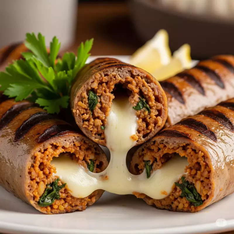 LINGUIÇA ÁREBE COM QUEIJO