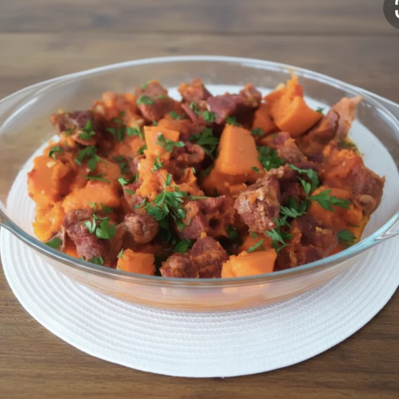 Carne seca com abóbora