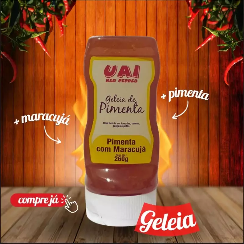Geleia de Pimenta com Maracujá 260gr