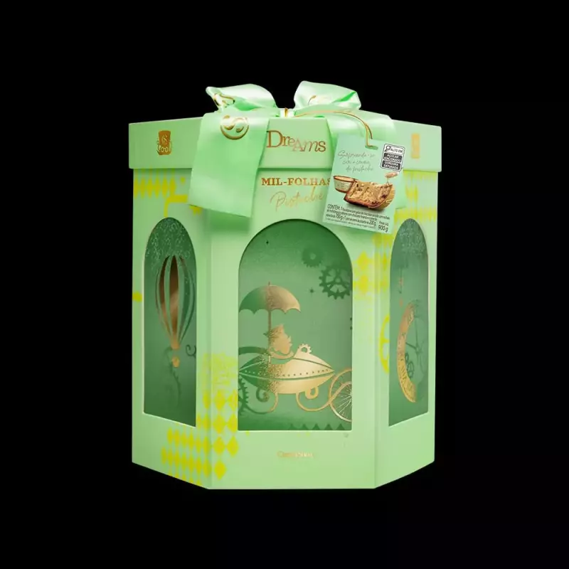 Panettone Mil- Folhas Pistache 900g
