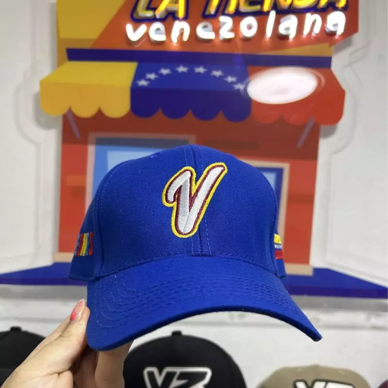 Gorra V azul campeones