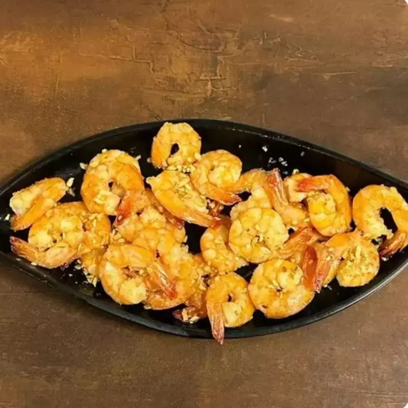 Camarão alho e oleo (25 unidades)