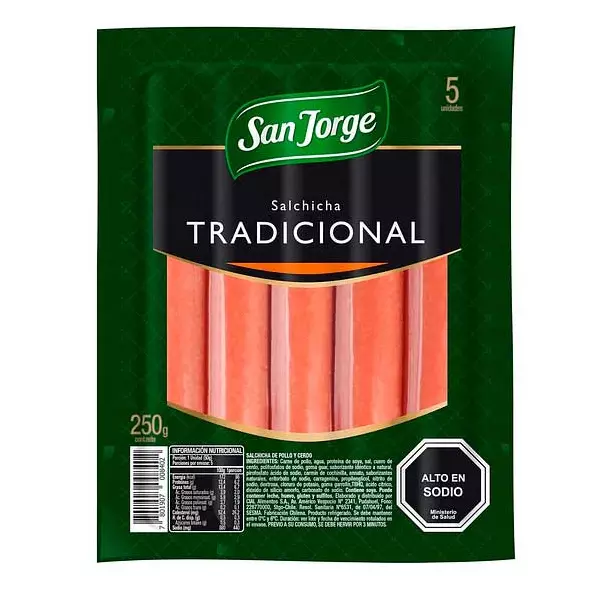 SALCHICHA TRADICIONAL 5UN SAN JORGE