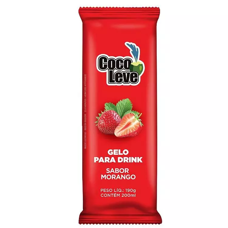 GELO SABORIZADO DE MORANGO 190G🍓