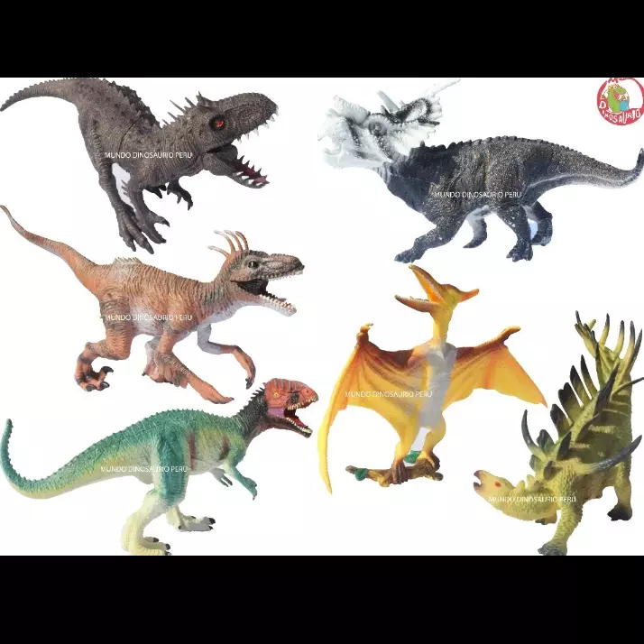 Set 6 Dinos Realistas medianos