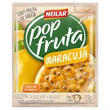 REFRESCO POP FRUTA MARACUJÁ 25G