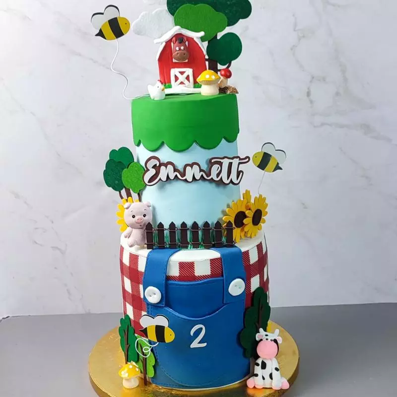 2 y 3 pisos Fondant 100% comestible