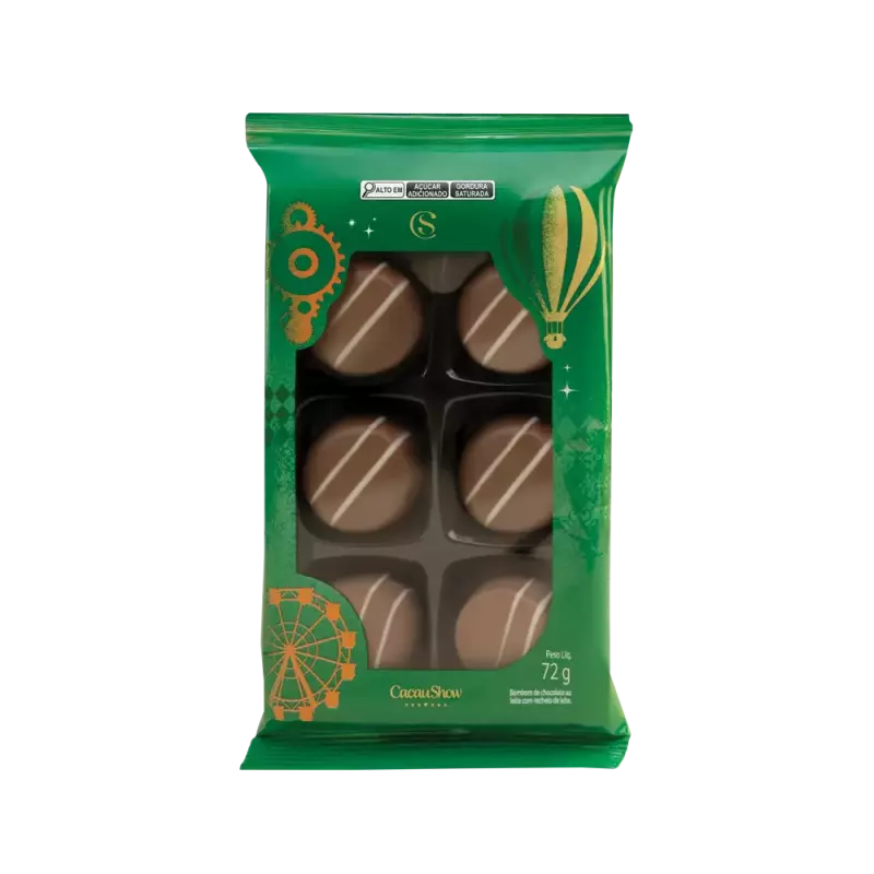 Bombons ao Leite de Natal 72g