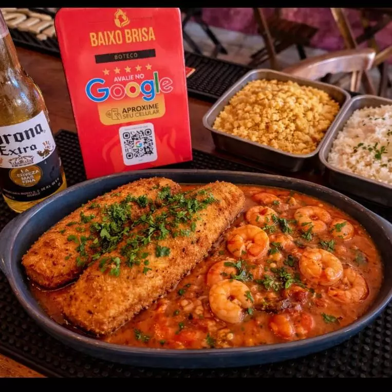 PEIXE COM MOLHO DE  CAMARÃO P/2