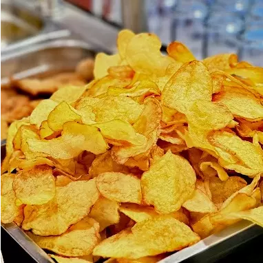 Porção pequena de batata