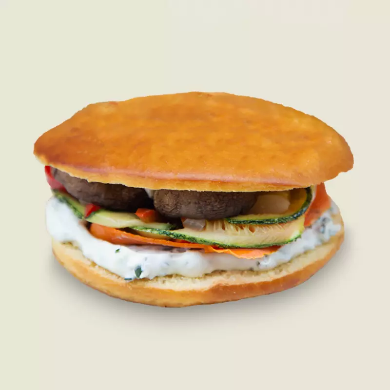 Brioche de Hongos y Vegetales